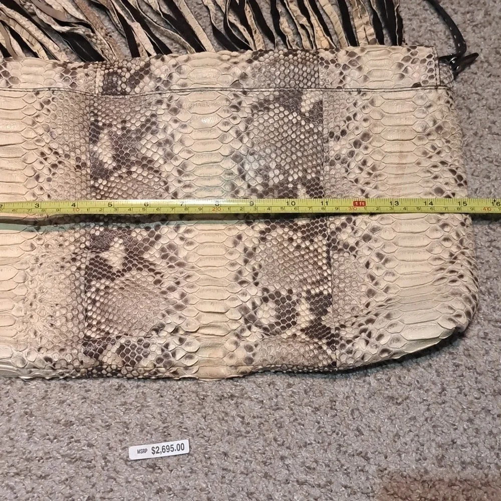 MICHAEL KORS authentic snakeskin purse, $2,695.00